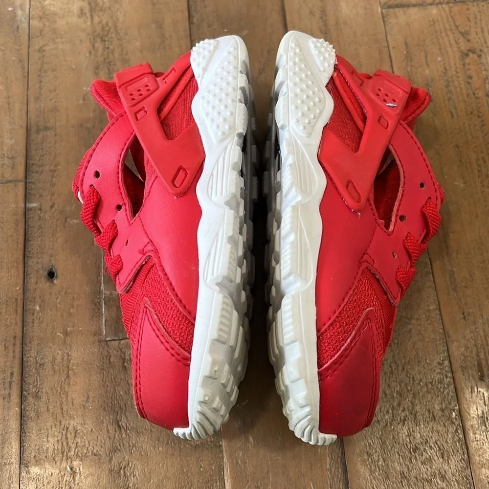 Nike Hurache kids red slip on sneakers